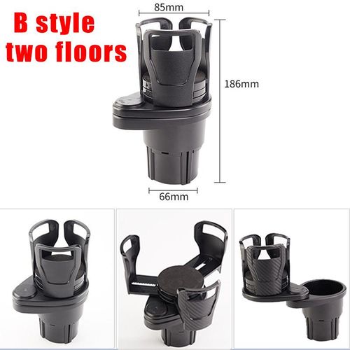 4 In 1 Multifunctional Adjustable Car Cup Holder Expander Adapter Base Tray Car Drink Cup Bottle Holder Auto Car Stand Organizer