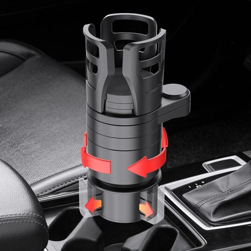 4 In 1 Multifunctional Adjustable Car Cup Holder Expander Adapter Base Tray Car Drink Cup Bottle Holder Auto Car Stand Organizer