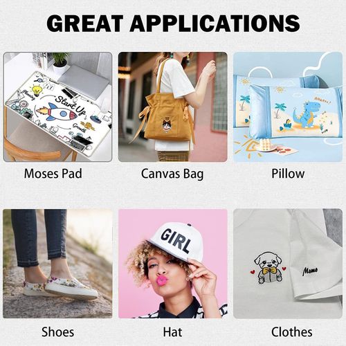 Mini Heat Press Machine T-Shirt Printing Easy Heating Transfer Press Iron Machines for Clothes Bags Hats Pads Blanket Leather Portable HTV Vinly Projects DIY Home Business NO5112