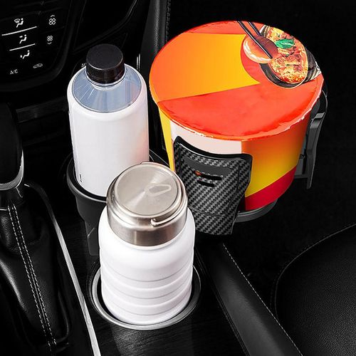 2 In 1 Multifunctional Adjustable Car Cup Holder Expander Adapter Base Tray Car Drink Cup Bottle Holder Auto Car Stand Organizer