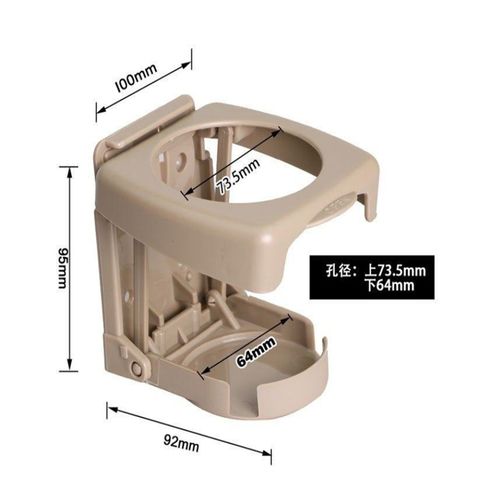 Folding Car Cup Holder Black Drink For Ford F150 F250 Focus3 Focus2 Focus Mk2 Kuga Ka Fiesta Hatch F-Series