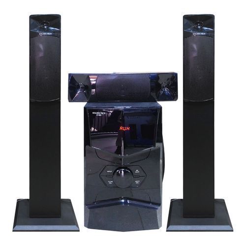Golden Tech Multimedia Genuine Home Theater Speaker System - Black