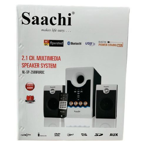 Saachi 2.1 Hifi, 2599 Bluetooth Speaker - Black
