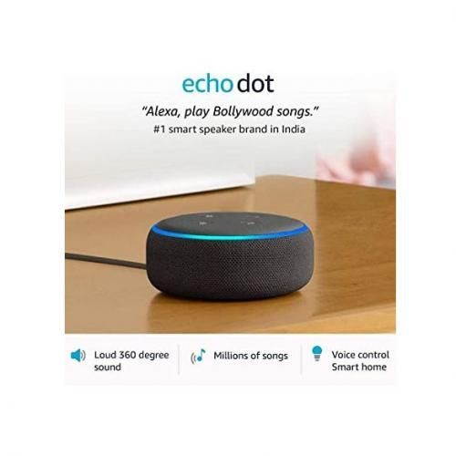 Amazon Echo Dot (3rd Gen) Smart Speaker- Black