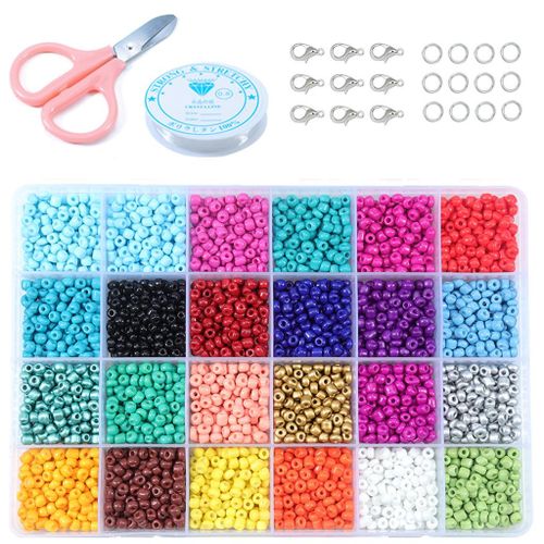 14523x Loose Bead Spacer Glass Beads Charms for DIY Jewely Bracelet
