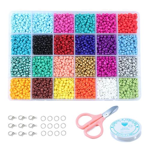 14523x Loose Bead Spacer Glass Beads Charms for DIY Jewely Bracelet