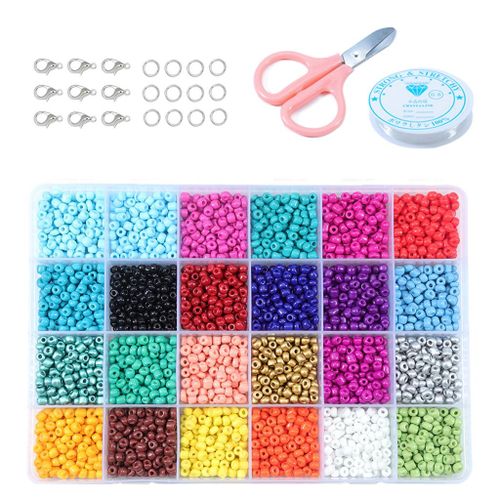 14523x Loose Bead Spacer Glass Beads Charms for DIY Jewely Bracelet