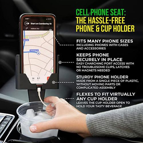Multi-Functional Car Phone Holder Durable Beverage Can Holder For Vehicle