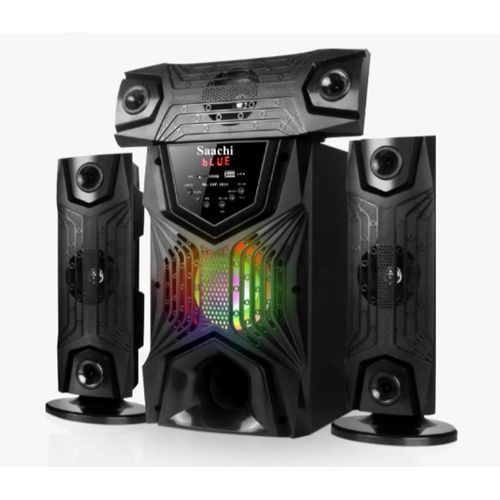 Saachi 3.1 Channel FM/SD Multi-Media Bluetooth Speaker System -Black