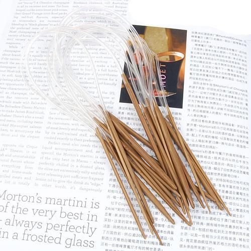 11 Sizes 20mm50mm 40cm Bamboo Circular Knitting Needles