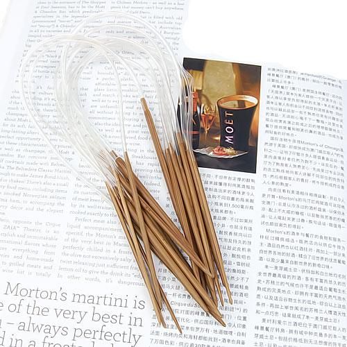 11 Sizes 20mm50mm 40cm Bamboo Circular Knitting Needles