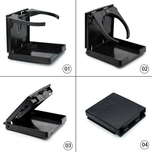 Folding Car Truck Cup Drink Holder Stand Universal Adjustable Car Door Backseat Water Cup Holder For Truck Boat Rv