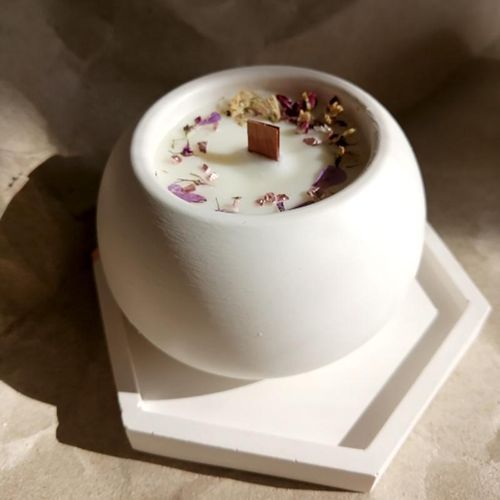 Concrete Candle Jar Silicone Mold Succulent Flower Pot Diy Epoxy Resin Storage Box Planting Machine Production