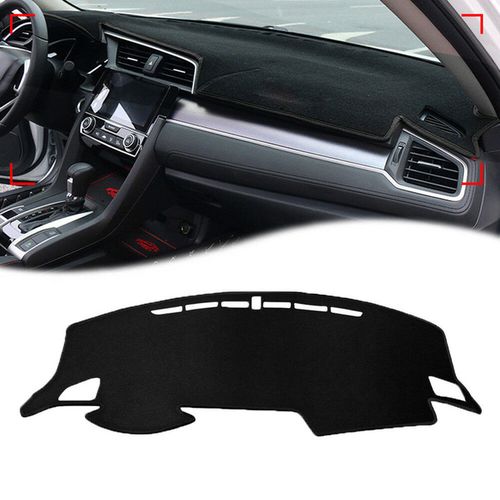 For Honda Civic 10th 2016 2017 2018 Car Dashmat Dashboard Cover Dash Mat Pad Car Sun Shade Dash Board Cover Carpet-