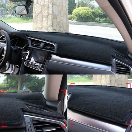 For Honda Civic 10th 2016 2017 2018 Car Dashmat Dashboard Cover Dash Mat Pad Car Sun Shade Dash Board Cover Carpet-
