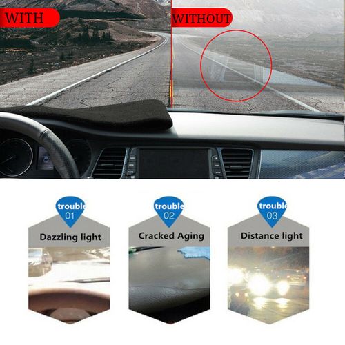 For Honda Civic 10th 2016 2017 2018 Car Dashmat Dashboard Cover Dash Mat Pad Car Sun Shade Dash Board Cover Carpet-