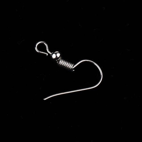 100 Pieces Earring Fish Hooks Ear Wires DIY Earring Findings Silver