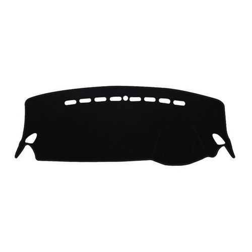For MG Car Dashboard Cover Avoid Pad Instrument Platform Cover Mat Carpet Accessories-Black Side RHD_Silver