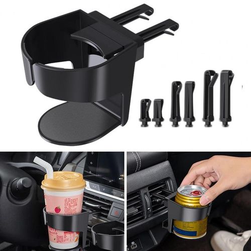 Adjustable Arm Car Cup Holder Car Air Conditioning Drink Holder With Vent Clips Auto Holder Expander Stable Non-Slip Fixed Rack