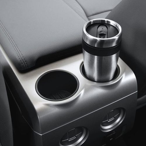 1 Pair Rubber Car Cup Holders Car Rear Center Console Cup Holder Insert Car Organizer Mug Holder Decor For Ford F150 2009-2014