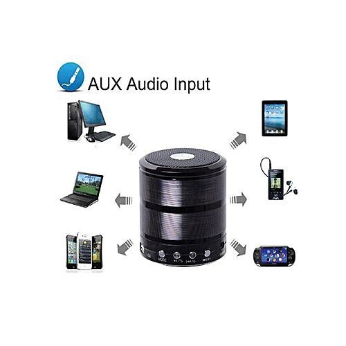 Wster WS-887 Bluetooth Speaker - Black