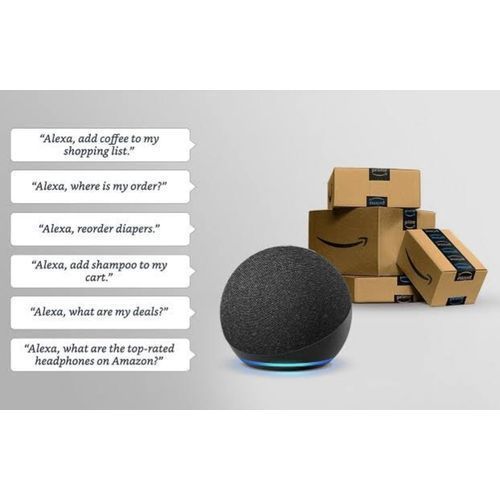 Amazon Echo Dot (4th Gen) - Smart Speaker With Alexa - Black