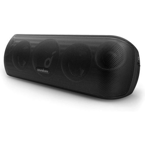 Anker Soundcore Motion+ Bluetooth Speaker with Hi-Res 30W Audio, BassUp, Extended Bass and Treble, Wireless HIFI Portable Speaker with App, Customizable EQ, 12-Hour Playtime, IPX7 Waterproof, and USB-C - Black