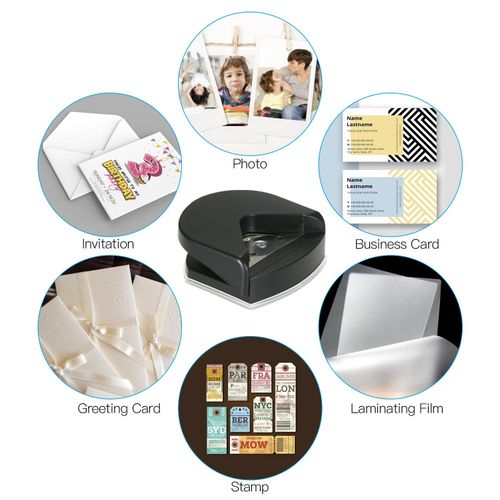 Mini Portable Corner Rounder Punch Round Corner Trimmer Cutter 4mm for Card Photo NO5111