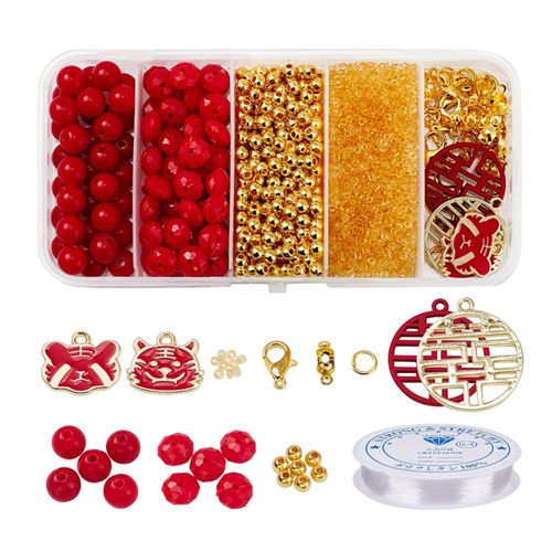 Bracelet Making Kit Loose Beads for Teen Girls DIY Charm Bracelets Set