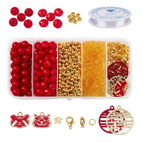 Bracelet Making Kit Loose Beads for Teen Girls DIY Charm Bracelets Set
