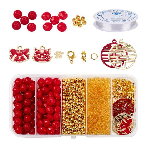 Bracelet Making Kit Loose Beads for Teen Girls DIY Charm Bracelets Set