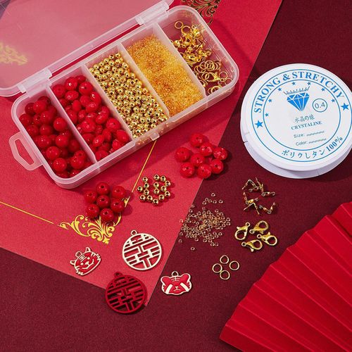 Bracelet Making Kit Loose Beads for Teen Girls DIY Charm Bracelets Set