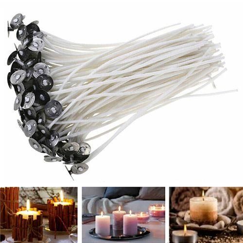 Diy Candle Supplies 100pcs Cotton Candle Wick Set with Metal Wick  NO5115