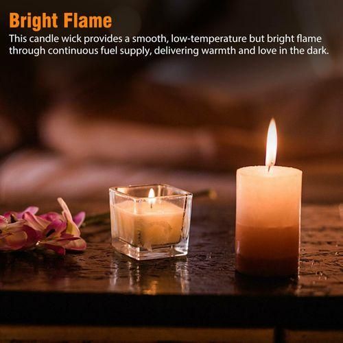 Diy Candle Supplies 100pcs Cotton Candle Wick Set with Metal Wick  NO5115