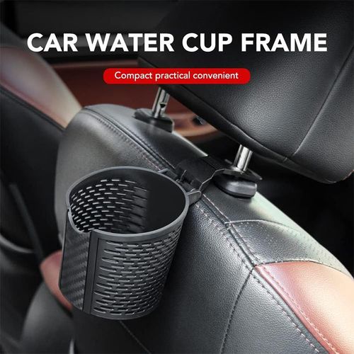 2pcs Car Back Seat Cup Holder Hanging Mount Drink Storage Holders Auto Truck Interior Water Bottle Organizers