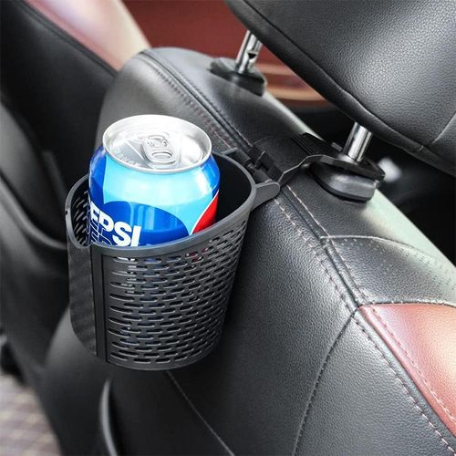 2pcs Car Back Seat Cup Holder Hanging Mount Drink Storage Holders Auto Truck Interior Water Bottle Organizers