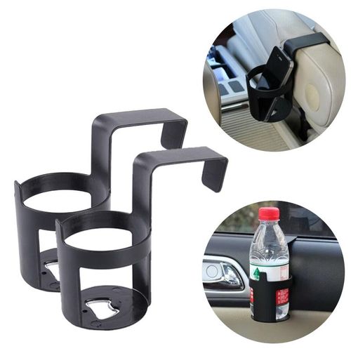 2pcs Car Back Seat Cup Holder Hanging Mount Drink Storage Holders Auto Truck Interior Water Bottle Organizers