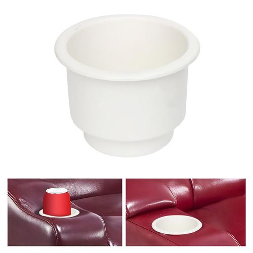 White Side Hole Recessed Cup Drink Holder For Marine Boat Car Rv Recessed Cup Drink Holder Insert Bottle Holder Car Accessories