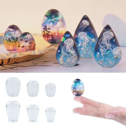 2 Sphere Silicone Mould Making Soap Resin Epoxy Molds