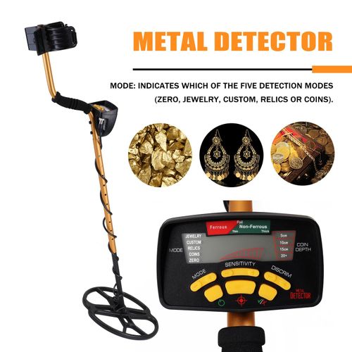 Portable Easy Installation Underground Metal Detector High Sensitivity Professional Jewelry Treasure Gold Metal Detecting Tool Finder NO5138