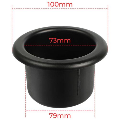 Black Car Cup Water Drink Holder Recessed For Rv Car Marine Boat Trailer Plastic Cup Holder Interior Accessories Car Cup Holder