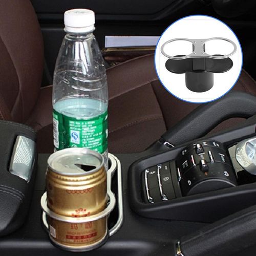 Universal Double Hole Car Cup Holder Drinks Support Automotive Mount Holder Stand Car Bracket Drink Holder