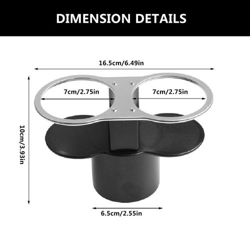 Universal Double Hole Car Cup Holder Drinks Support Automotive Mount Holder Stand Car Bracket Drink Holder