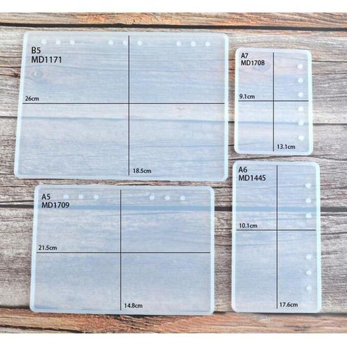 Silicone Notebook  Clear For DIY Handmade Epoxy Resin