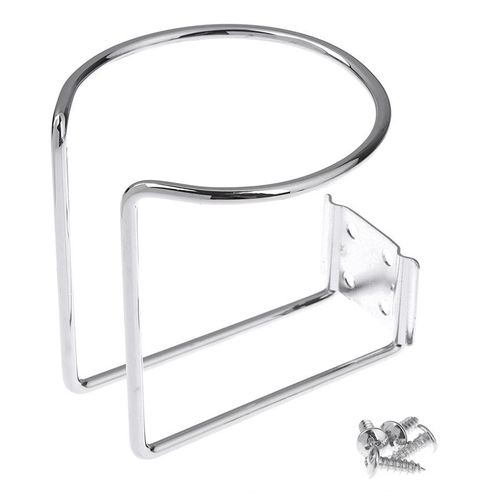 New 1set Stainless Steel Boat Ring Cup Universal Drink Holder For Marine Yacht Truck Rv Car Auto