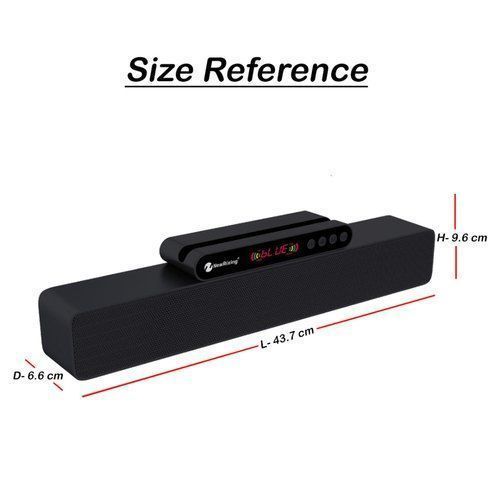 Rexing Wireless Sound Bar & Bluetooth Speaker - Black