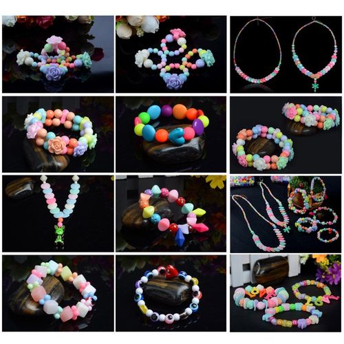 Bead Bracelet Making Kit with Mixed Color Letter Fish Star Flower Candy Beads Acrylic Spacer Beads for Jewelry Making Handmade DIY Bracelet Necklace NO5116