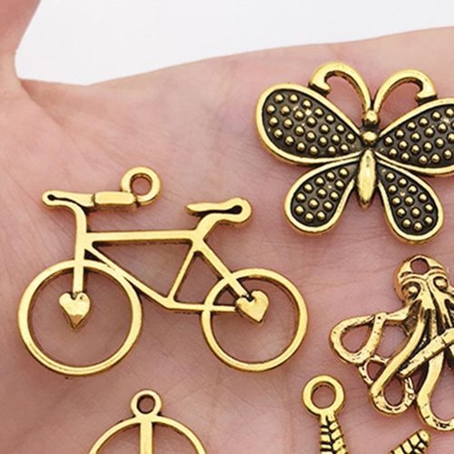 100x Cute Style Charm Pendants DIY Jewelry for Necklace Bracelet