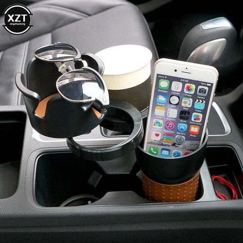 Car Drinking Bottle Holder Cup Holder Sunglasses Phone Organizer Stowing Tidying For Auto Car Styling Accessories For Bmw Lada