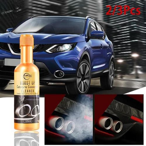 3pcs 120ML Car Engine Catalytic Converter Cleaners Automobile Cleaner Catalysts Easy To Clean Engine Accelerators-Red